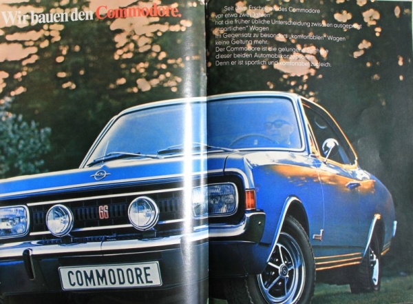 Opel Modelprogram 1969 "Was wir fuer Wagen bauen" Carbrochure (9927)